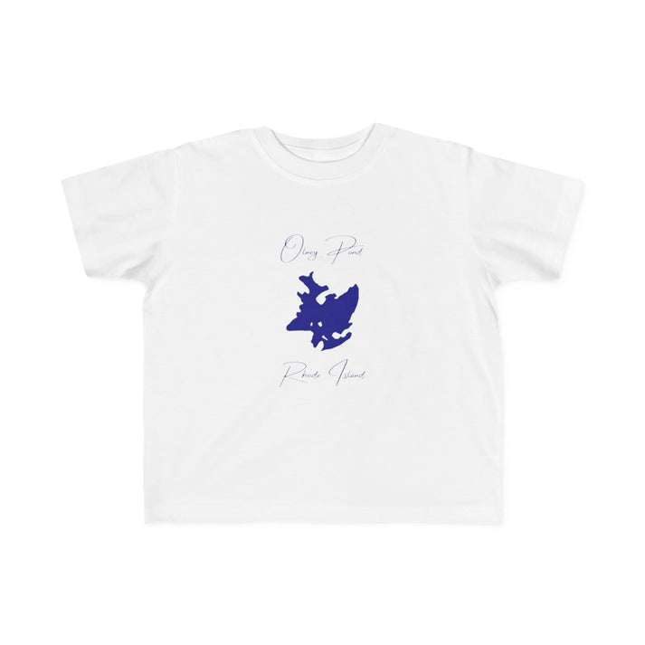 Rhode  Island  Olney  Pond  Toddler  T-shirt  front  position  view  from  front  white.webp