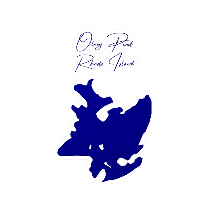 Rhode  Island  Olney  Pond  Vinyl  Decal  other  position  view  from  front  4  x  6.webp