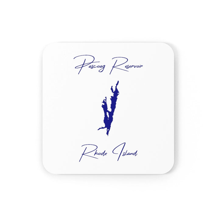 Rhode  Island  Pascoag  Reservoir  Coaster  Set  front  position  view  from  front  3.75  x  3.75.webp