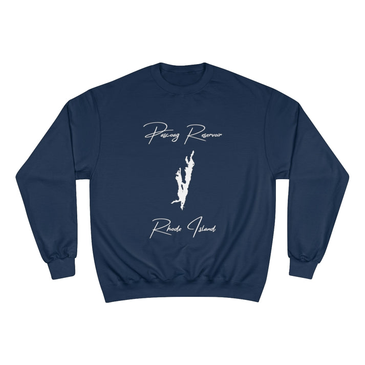 Rhode  Island  Pascoag  Reservoir  Sweatshirt  front  position  view  from  front  navy.webp