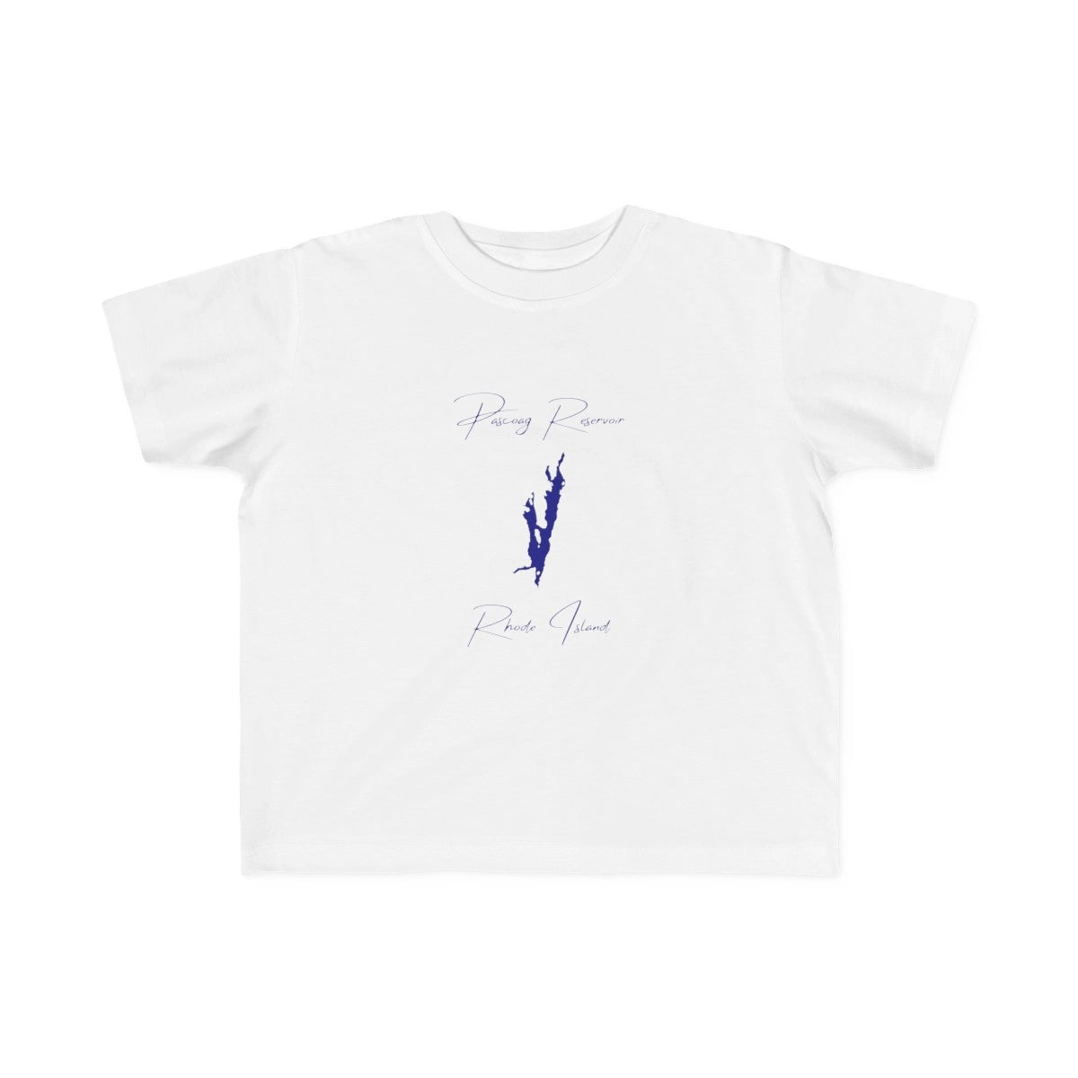Rhode  Island  Pascoag  Reservoir  Toddler  T-shirt  front  position  view  from  front  white.webp