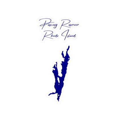 Rhode  Island  Pascoag  Reservoir  Vinyl  Decal  other  position  view  from  front  4  x  6.webp