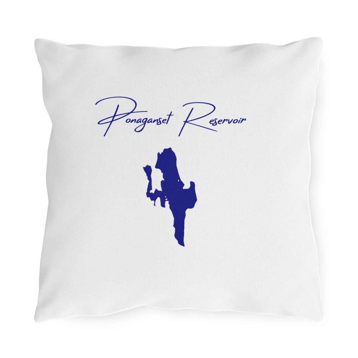 Rhode  Island  Ponaganset  Reservoir  Outdoor  Pillow  front  position  view  from  front  16  x  16.webp
