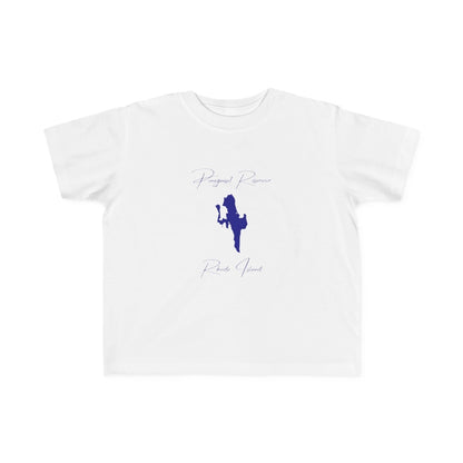 Rhode  Island  Ponaganset  Reservoir  Toddler  T-shirt  front  position  view  from  front  white.webp