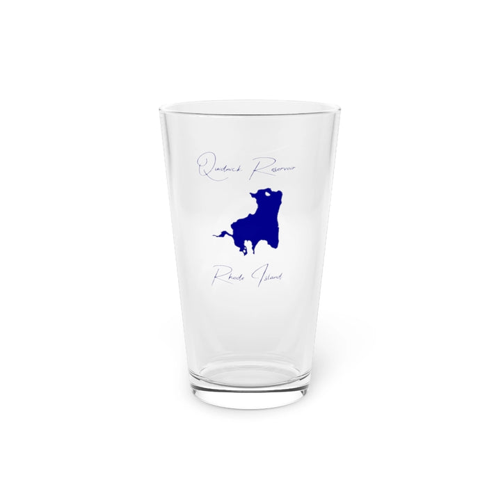 Rhode  Island  Quidnick  Reservoir  16oz  Pint  Glass  front  position  view  from  front  16oz.webp