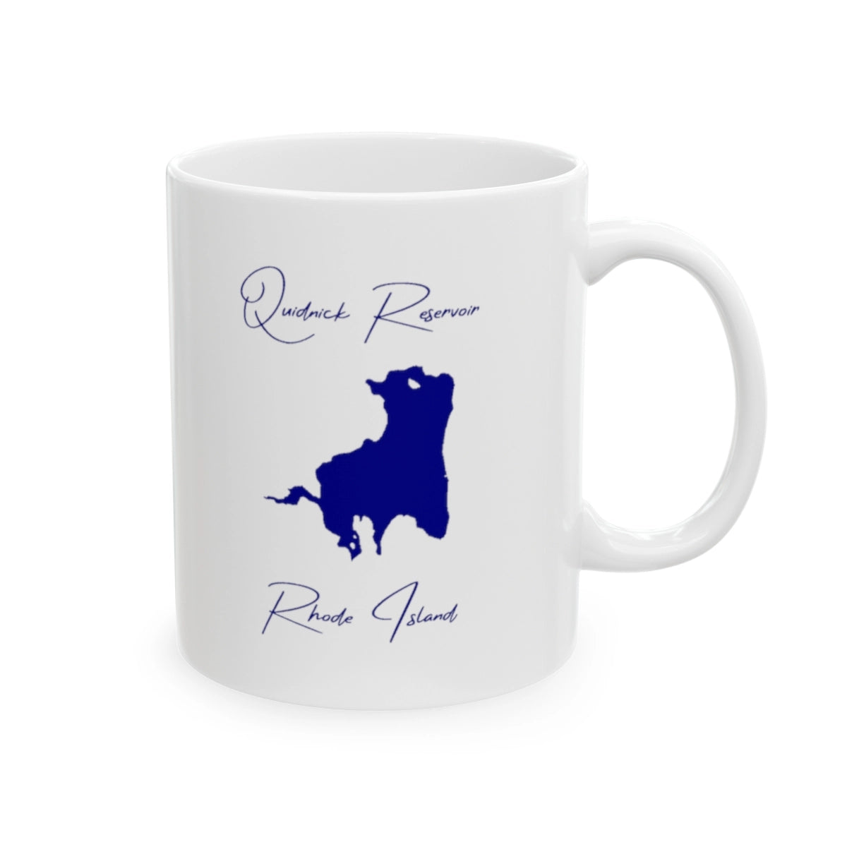 Rhode  Island  Quidnick  Reservoir  Ceramic  Mug  other  position  view  from  right  11oz.webp