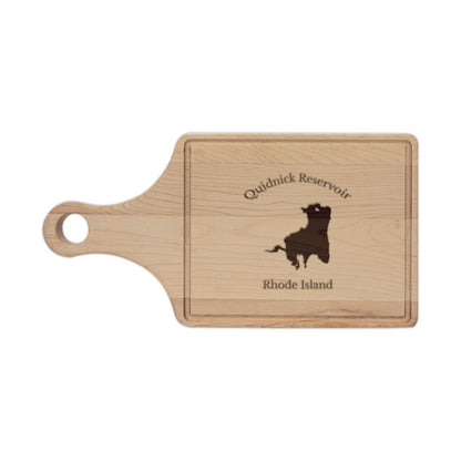 Rhode  Island  Quidnick  Reservoir  Engraved  Cutting  Board  front  position  view  from  front  maple.webp