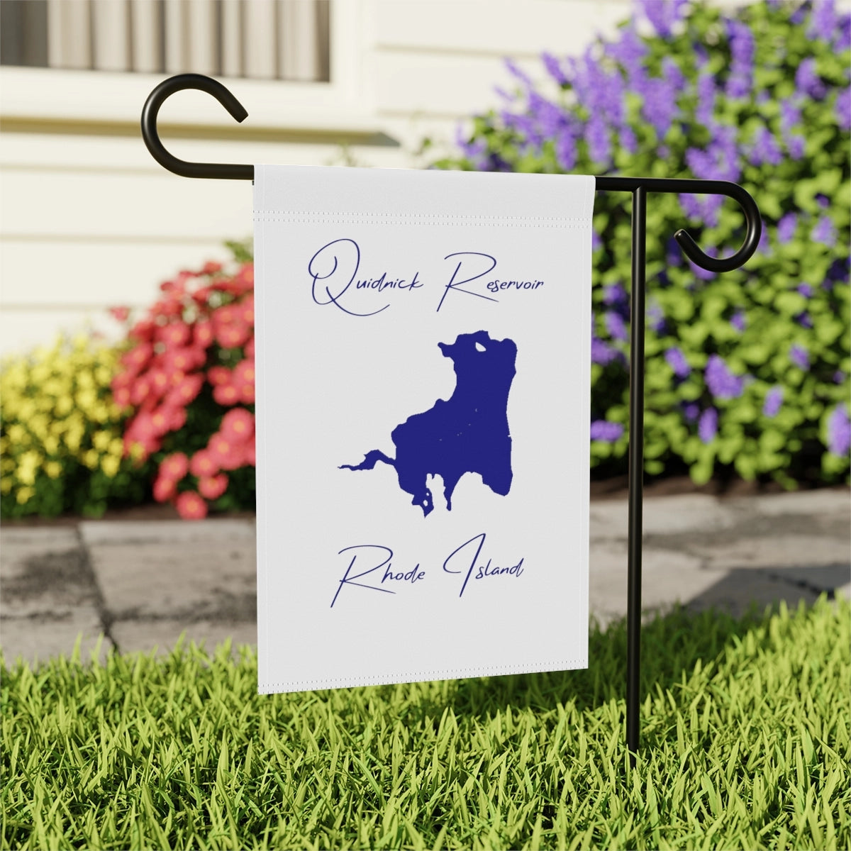 Rhode  Island  Quidnick  Reservoir  Garden  Banner  other  position  view  from  context-2  12''  x  18''.webp