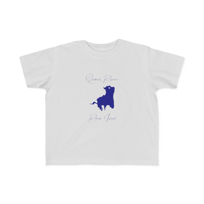 Rhode  Island  Quidnick  Reservoir  Toddler  T-shirt  front  position  view  from  front  silver.webp