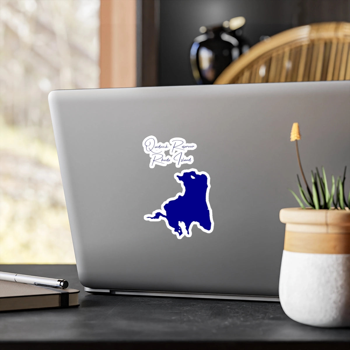 Rhode  Island  Quidnick  Reservoir  Vinyl  Decal  other  position  view  from  context-3  4  x  6.webp