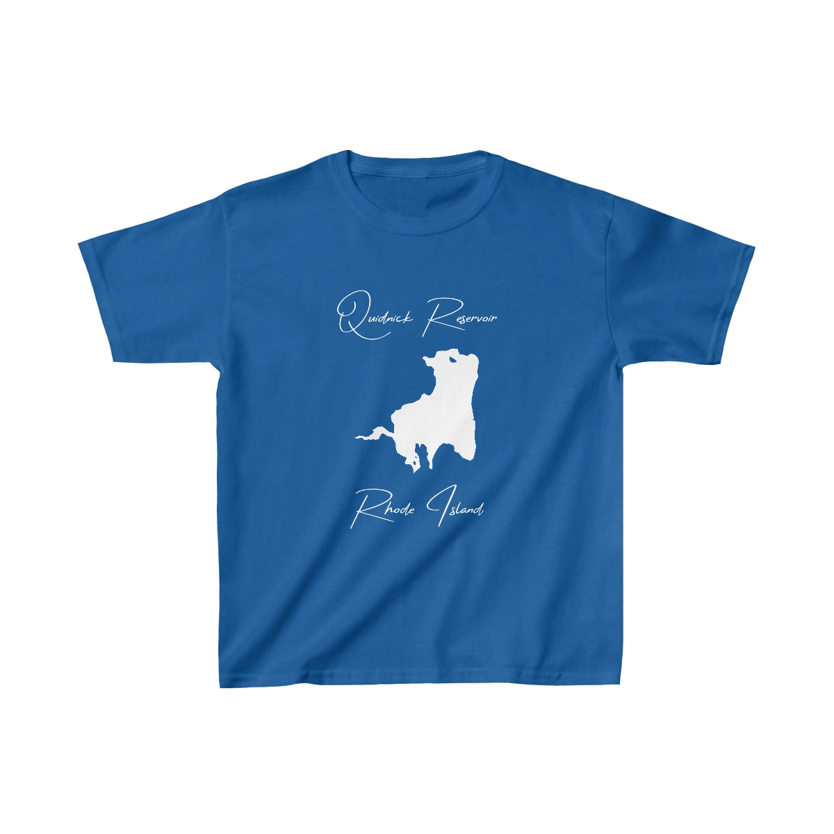 Rhode  Island  Quidnick  Reservoir  Youth  T-shirt  front  position  view  from  front  royal.webp