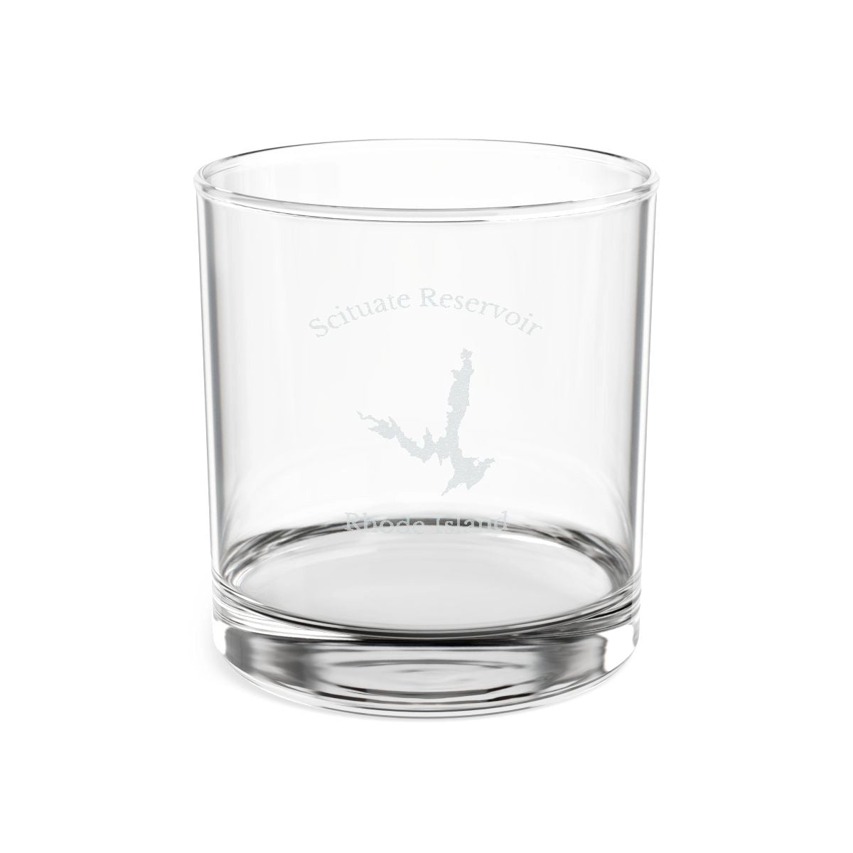 Rhode  Island  Scituate  Reservoir  Engraved  Whiskey  Glass  other  position  view  from  front  10.5oz.webp