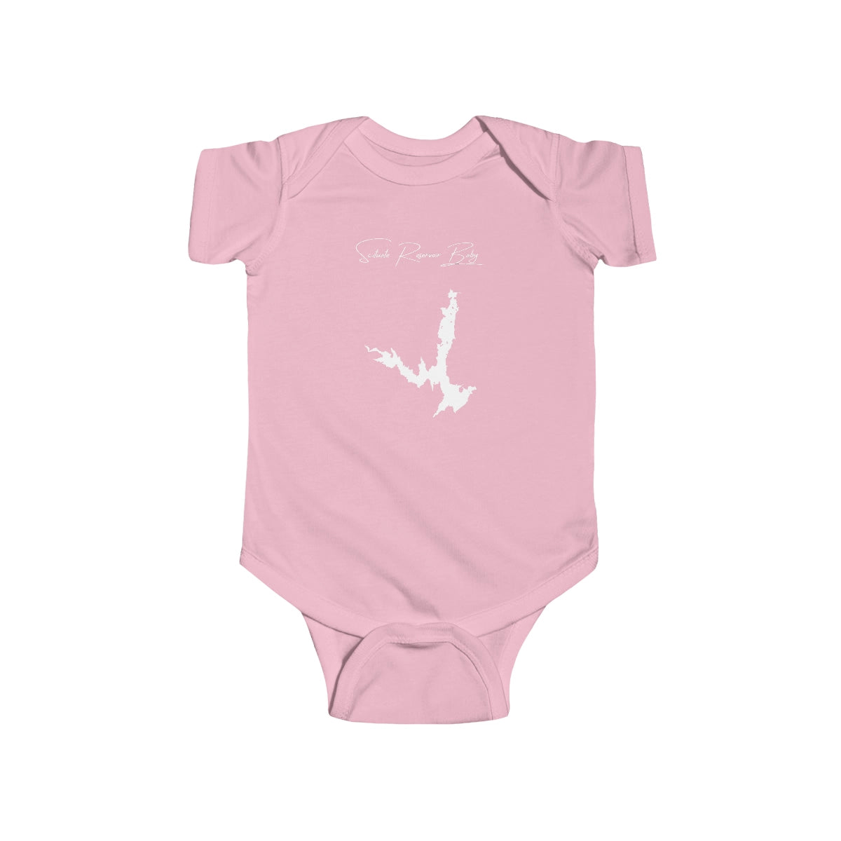 Rhode  Island  Scituate  Reservoir  Onesie  front  position  view  from  front  pink.webp