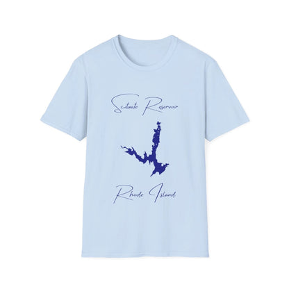 Rhode  Island  Scituate  Reservoir  T-shirt  front  position  view  from  front  light  blue.webp