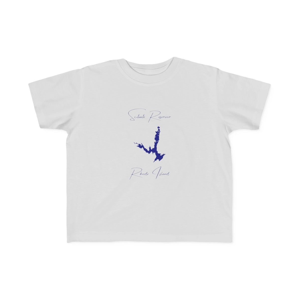 Rhode  Island  Scituate  Reservoir  Toddler  T-shirt  front  position  view  from  front  silver.webp