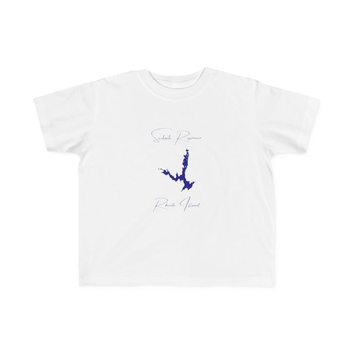 Rhode  Island  Scituate  Reservoir  Toddler  T-shirt  front  position  view  from  front  white.webp