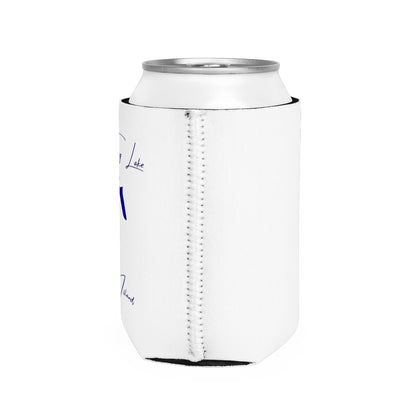 Rhode  Island  Silver  Spring  Lake  Can  Koozie  all  position  view  from  right  white.webp