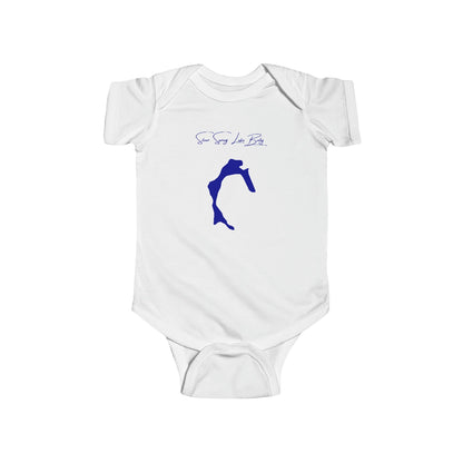 Rhode  Island  Silver  Spring  Lake  Onesie  front  position  view  from  front  white.webp