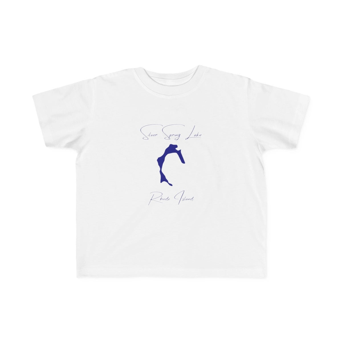 Rhode  Island  Silver  Spring  Lake  Toddler  T-shirt  front  position  view  from  front  white.webp