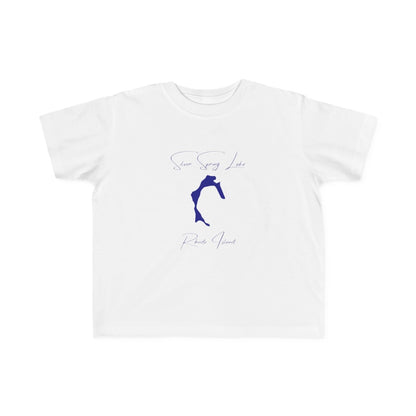 Rhode  Island  Silver  Spring  Lake  Toddler  T-shirt  front  position  view  from  front  white.webp