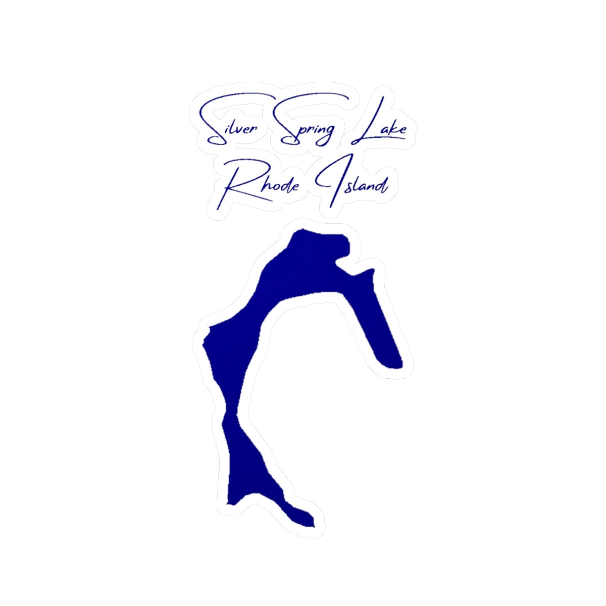 Rhode  Island  Silver  Spring  Lake  Vinyl  Decal  other  position  view  from  front  4  x  6.webp