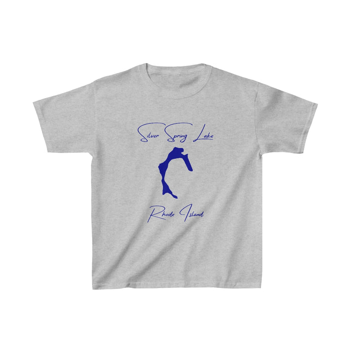 Rhode  Island  Silver  Spring  Lake  Youth  T-shirt  front  position  view  from  front  sport  grey.webp
