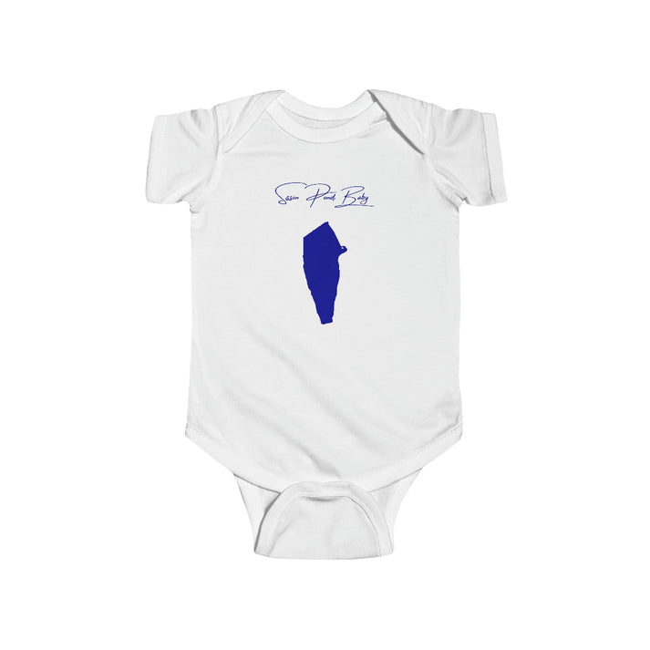 Rhode  Island  Sisson  Pond  Onesie  front  position  view  from  front  white.webp