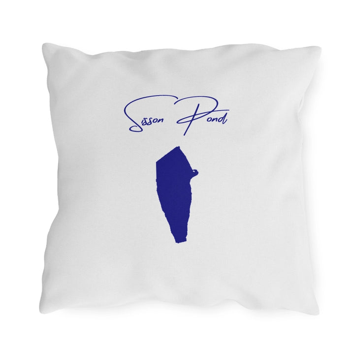 Rhode  Island  Sisson  Pond  Outdoor  Pillow  back  position  view  from  back  18  x  18.webp