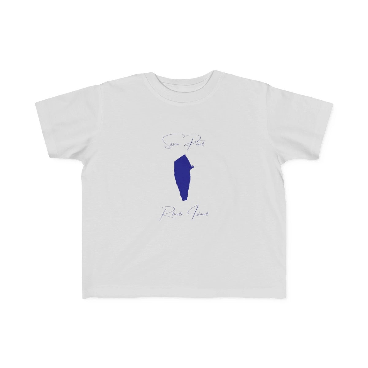 Rhode  Island  Sisson  Pond  Toddler  T-shirt  front  position  view  from  front  silver.webp