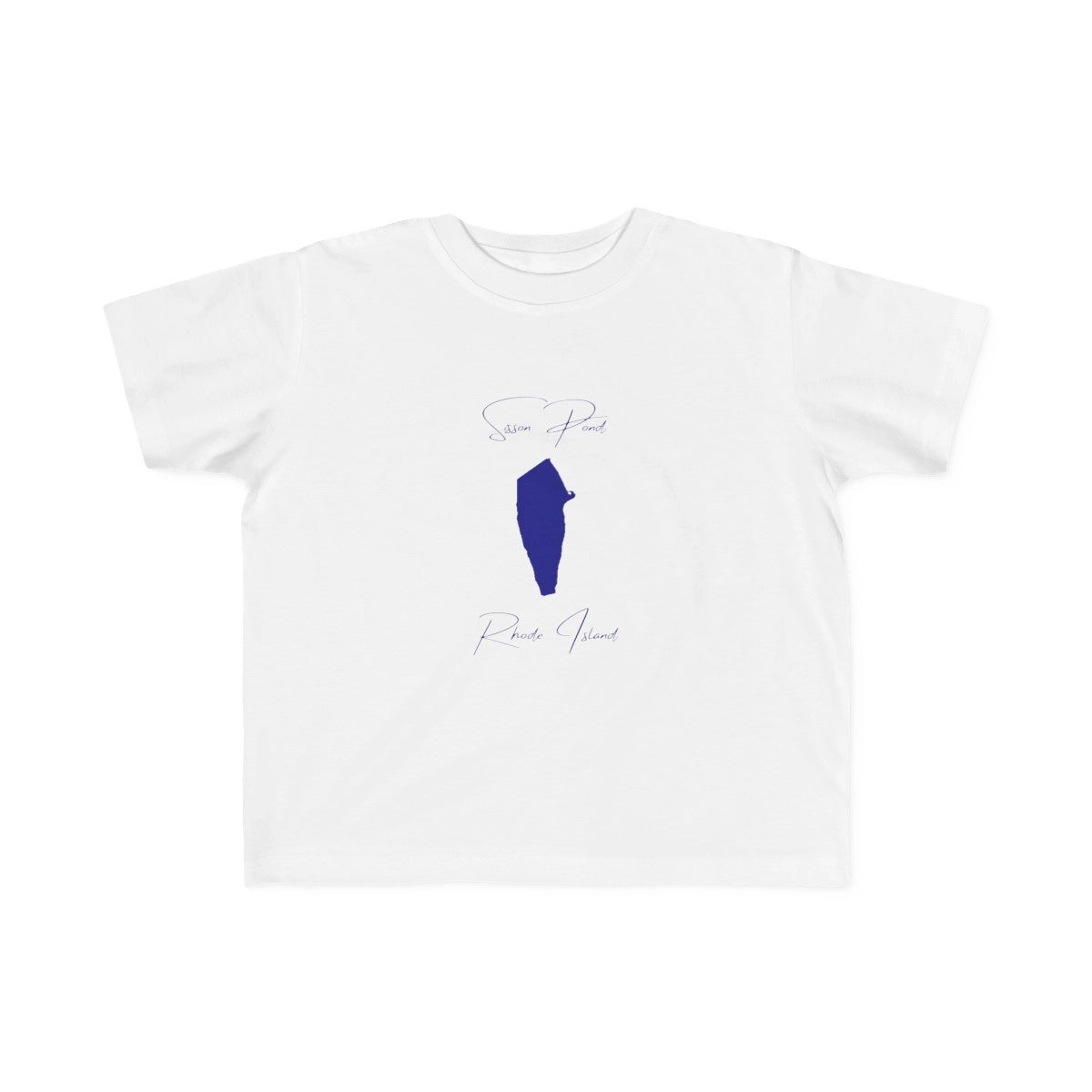 Rhode  Island  Sisson  Pond  Toddler  T-shirt  front  position  view  from  front  white.webp