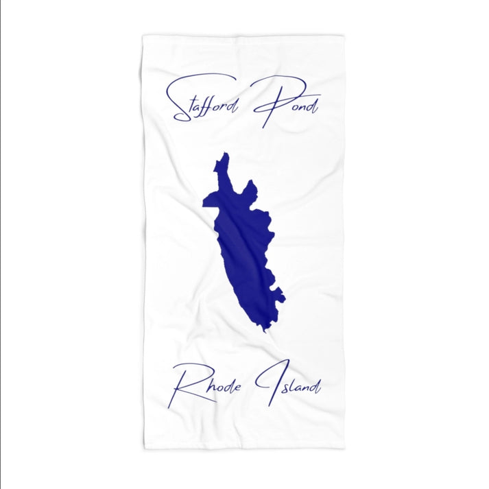 Rhode  Island  Stafford  Pond  Beach  Towel  front  position  view  from  front  30  x  60.webp