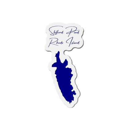 Rhode  Island  Stafford  Pond  Die  Cut  Magnet  front  position  view  from  front  4  x  4.webp