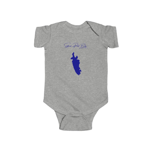 Rhode  Island  Stafford  Pond  Onesie  front  position  view  from  front  heather.webp