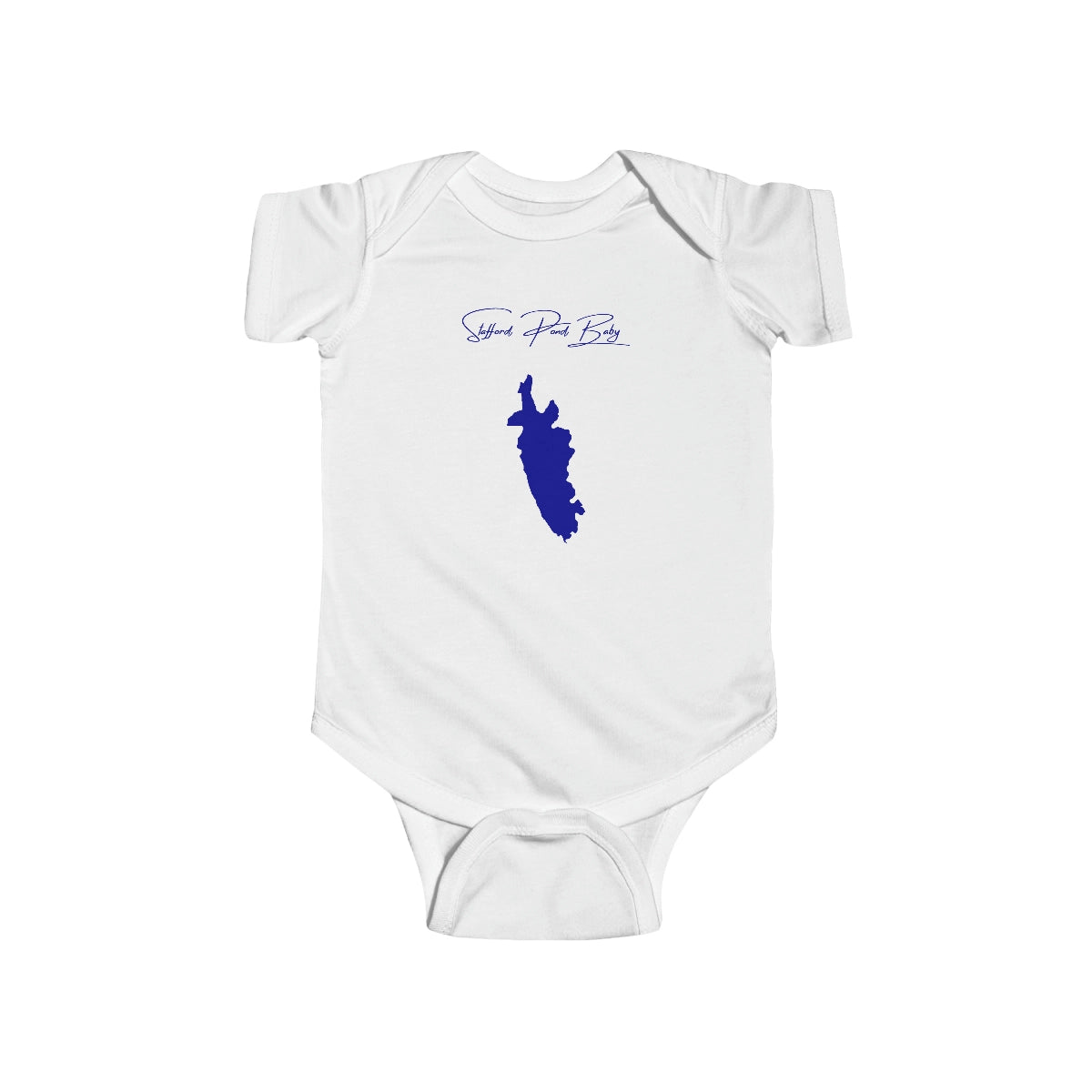Rhode  Island  Stafford  Pond  Onesie  front  position  view  from  front  white.webp