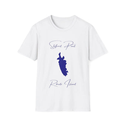 Rhode  Island  Stafford  Pond  T-shirt  front  position  view  from  front  white.webp