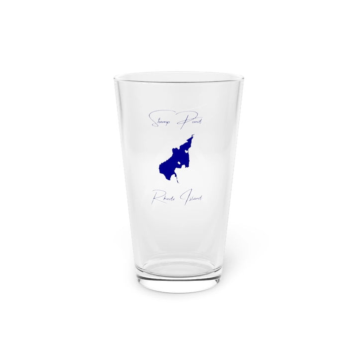 Rhode  Island  Stump  Pond  16oz  Pint  Glass  front  position  view  from  front  16oz.webp