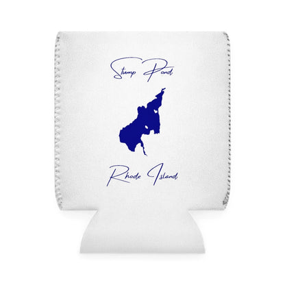 Rhode  Island  Stump  Pond  Can  Koozie  front  position  view  from  front-1  white.webp