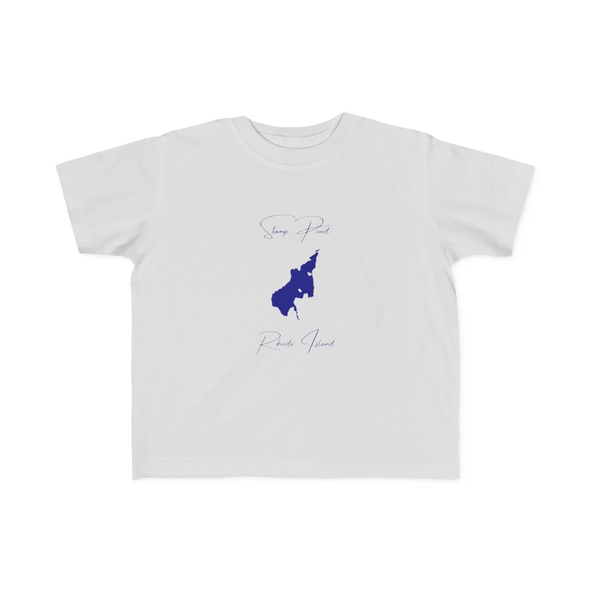 Rhode  Island  Stump  Pond  Toddler  T-shirt  front  position  view  from  front  silver.webp