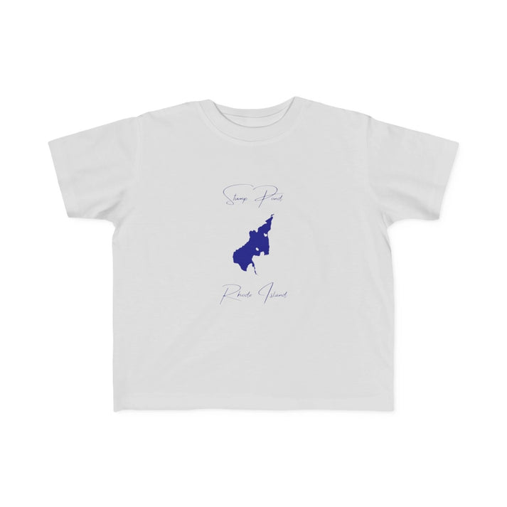 Rhode  Island  Stump  Pond  Toddler  T-shirt  front  position  view  from  front  silver.webp