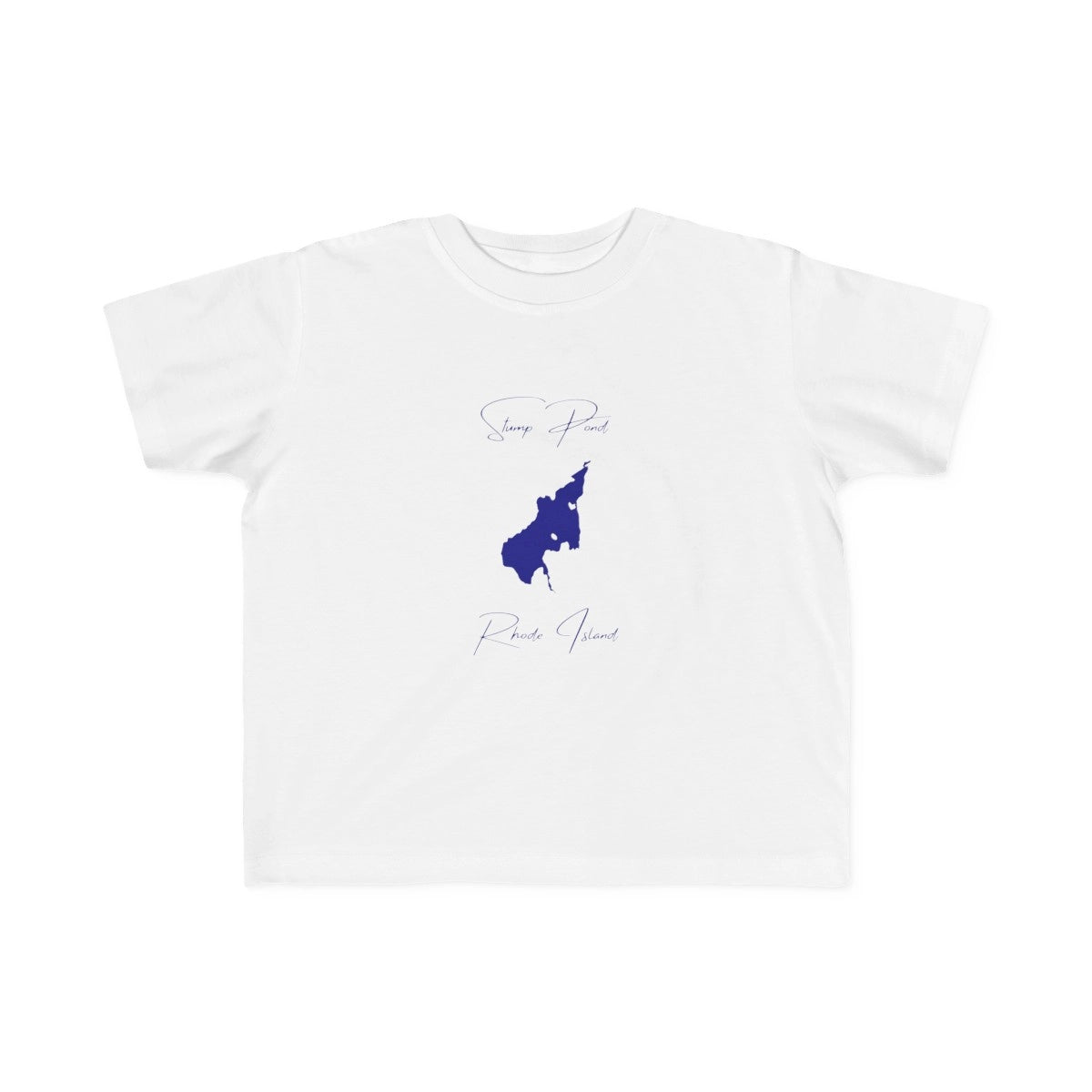 Rhode  Island  Stump  Pond  Toddler  T-shirt  front  position  view  from  front  white.webp