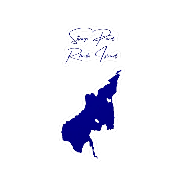 Rhode  Island  Stump  Pond  Vinyl  Decal  other  position  view  from  front  4  x  6.webp