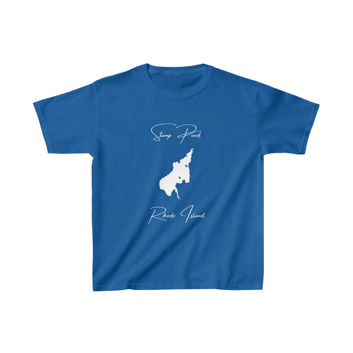 Rhode  Island  Stump  Pond  Youth  T-shirt  front  position  view  from  front  royal.webp