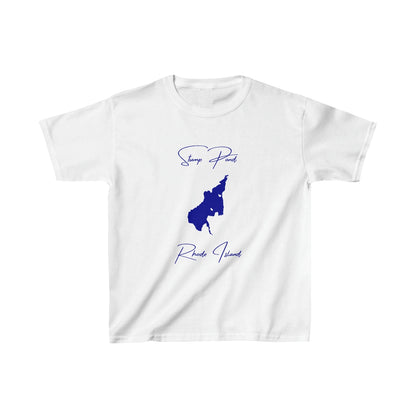 Rhode  Island  Stump  Pond  Youth  T-shirt  front  position  view  from  front  white.webp
