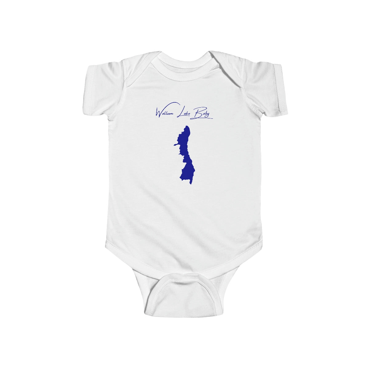 Rhode  Island  Wallum  Lake  Onesie  front  position  view  from  front  white.webp