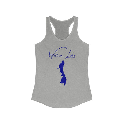 Rhode  Island  Wallum  Lake  Racerback-Tank  front  position  view  from  front  heather  grey.webp