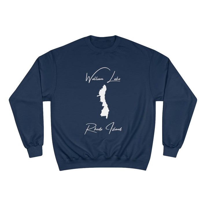 Rhode  Island  Wallum  Lake  Sweatshirt  front  position  view  from  front  navy.webp