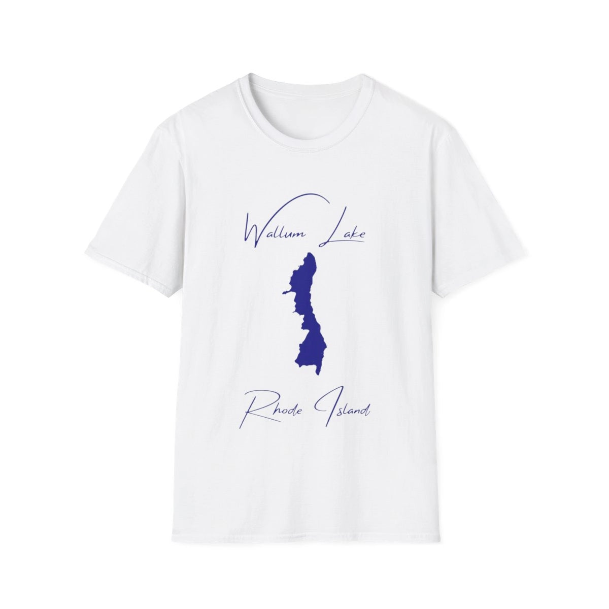 Rhode  Island  Wallum  Lake  T-shirt  front  position  view  from  front  white.webp