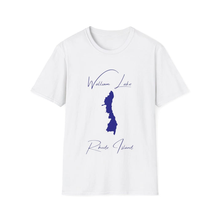 Rhode  Island  Wallum  Lake  T-shirt  front  position  view  from  front  white.webp