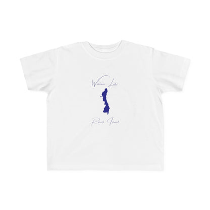 Rhode  Island  Wallum  Lake  Toddler  T-shirt  front  position  view  from  front  white.webp