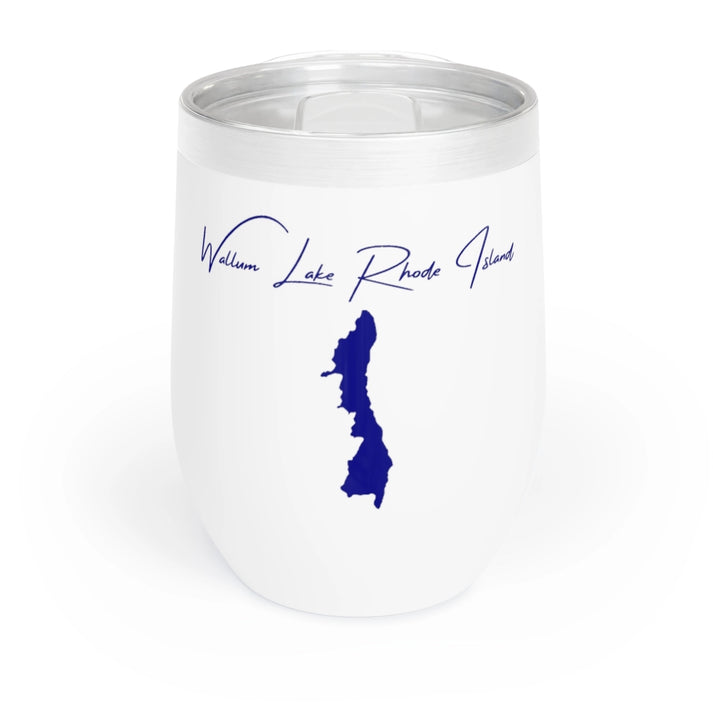 Rhode  Island  Wallum  Lake  Wine  Tumbler  front  position  view  from  front  white.webp